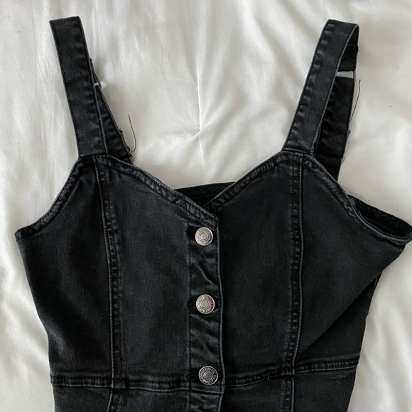 forever 21 jean button up dress - Picture 3 of 4